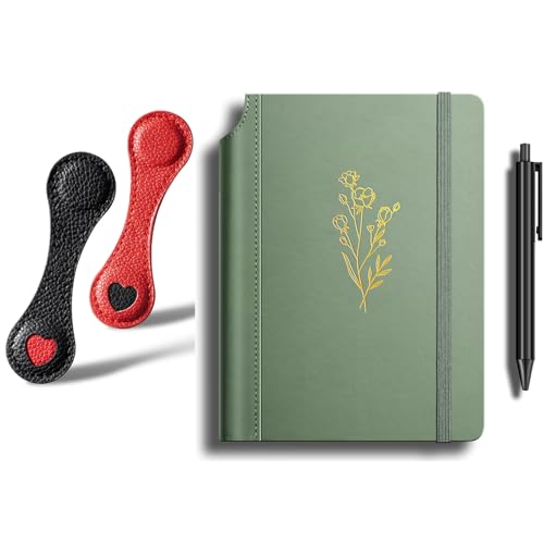A5 PU Leather Journal - 180° Lay-Flat & Magnetic Bookmarks