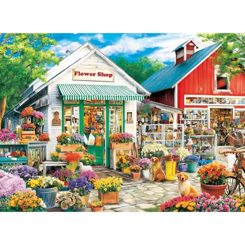 Charming Flower Shop 300pc Recycled Cardboard Puzzle