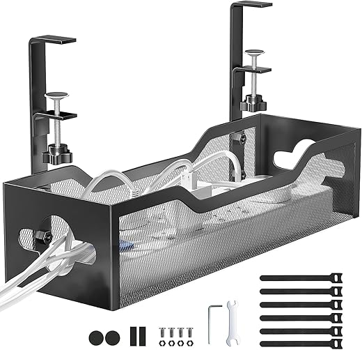 Under Desk Cable Management Tray