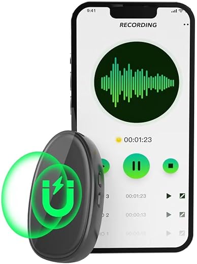 H Electric 128GB Voice Recorder with Noise Reduction