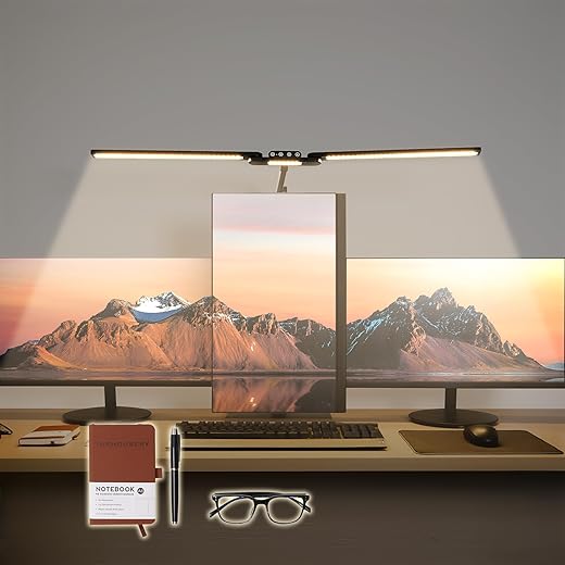THE HOUSERY Adjustable LED Desk Lamp with Blue Light Glasses