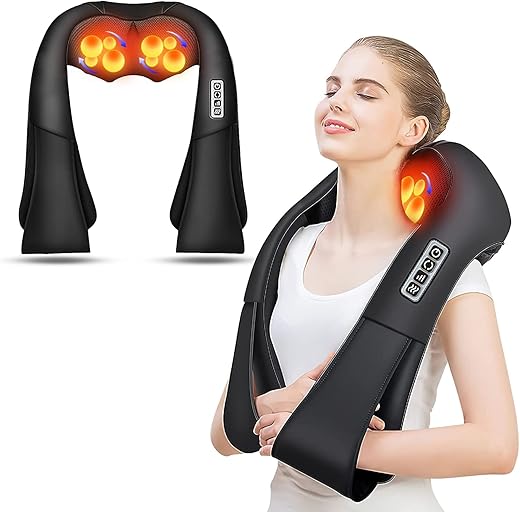 AERLANG Shiatsu Deep-Kneading Back & Neck Massager