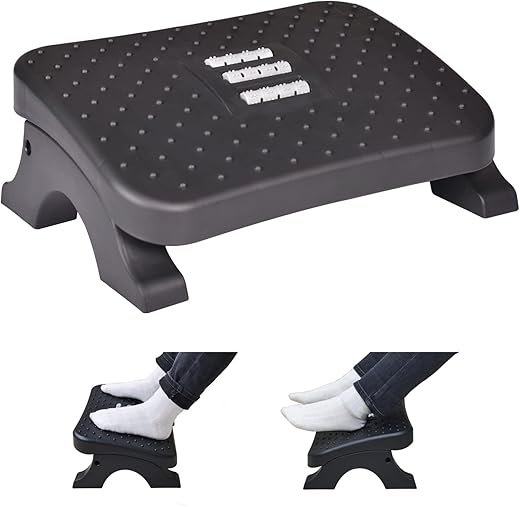Scalebeard Ergonomic Footrest with Massage Rollers