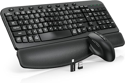 Ergonomic Wireless Keyboard & Mouse Combo - KC15