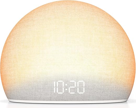 HOUSBAY Sunrise Alarm Clock with White Noise Machine