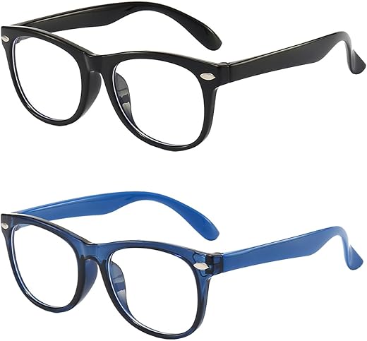 Fannygo Kids Blue Light Blocking Glasses - 2 Pack