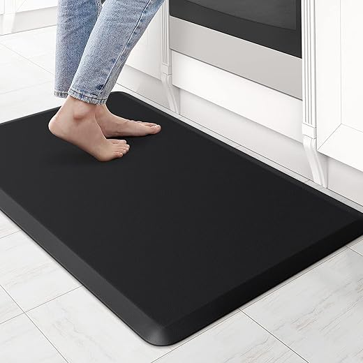 Cushioned Kitchen Anti-Fatigue Mat 17×28 Waterproof Non-Slip