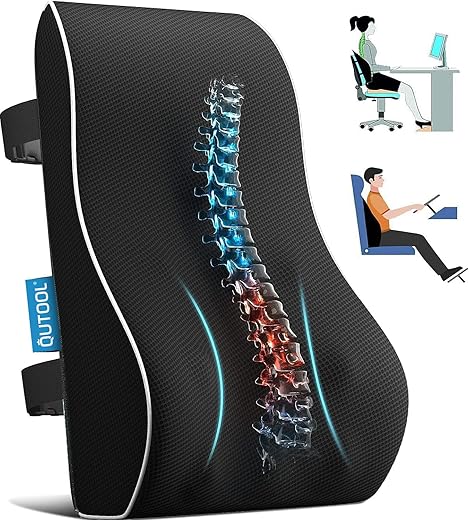 Lumbar Support Pillow for Office Chair – Back Pain Relief