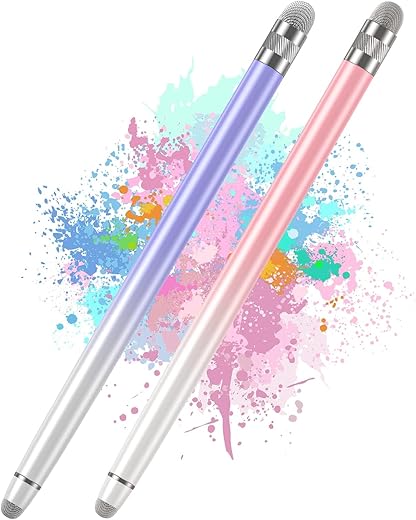 2-Pack Universal Touchscreen Stylus for iPhone & Android