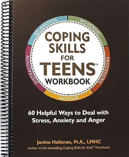 Generic Coping Skills Workbook for Teens - 169 Pages
