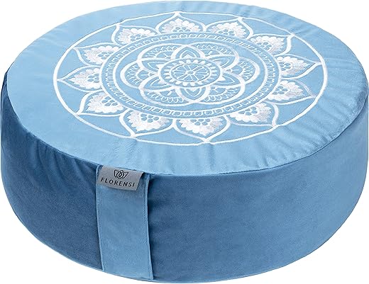 Florensi Large Velvet Buckwheat Meditation Cushion