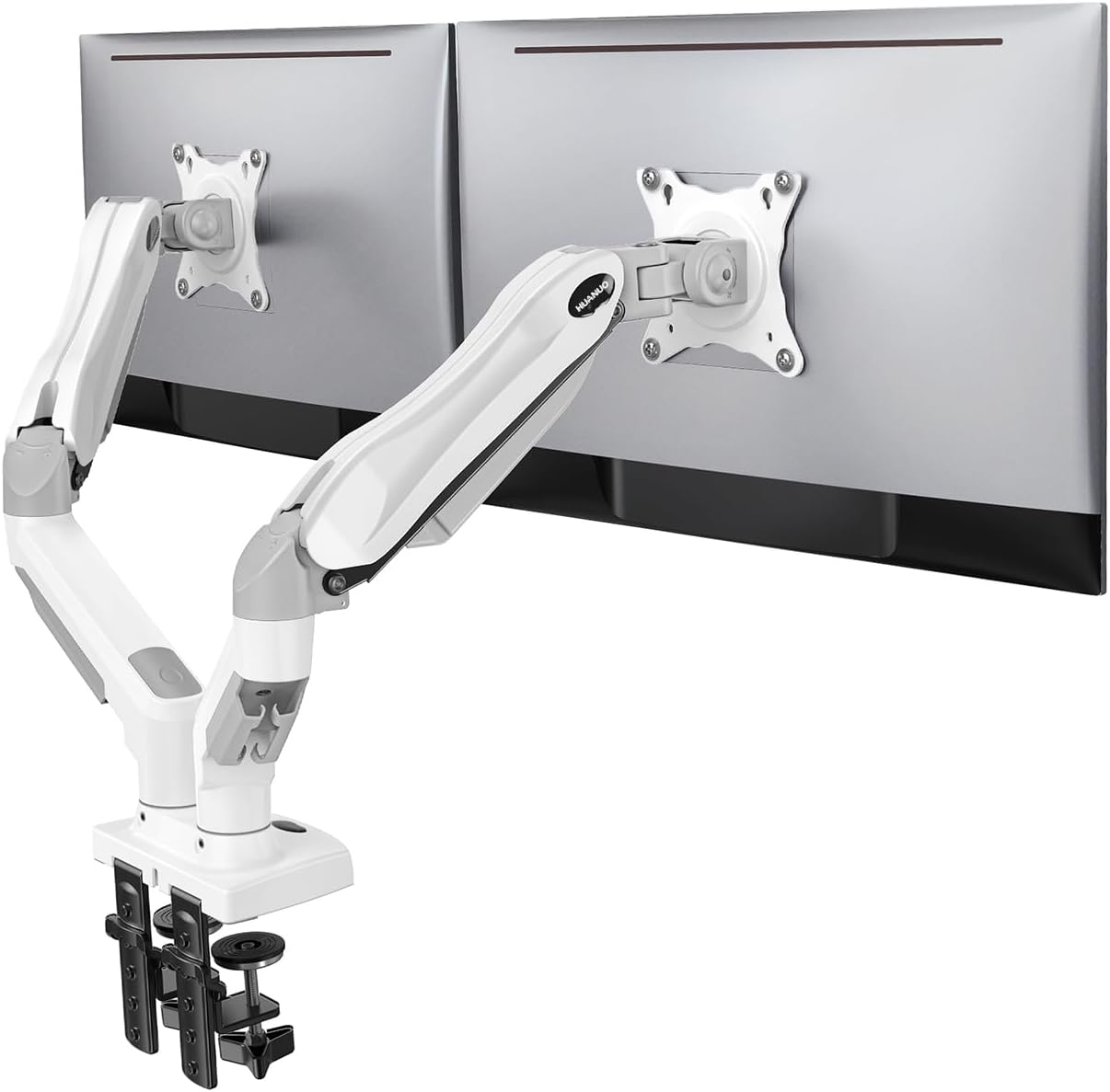 HUANUO Dual Adjustable Monitor Desk Mount