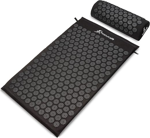 ProsourceFit Acupressure Mat & Pillow – Back & Neck Relief