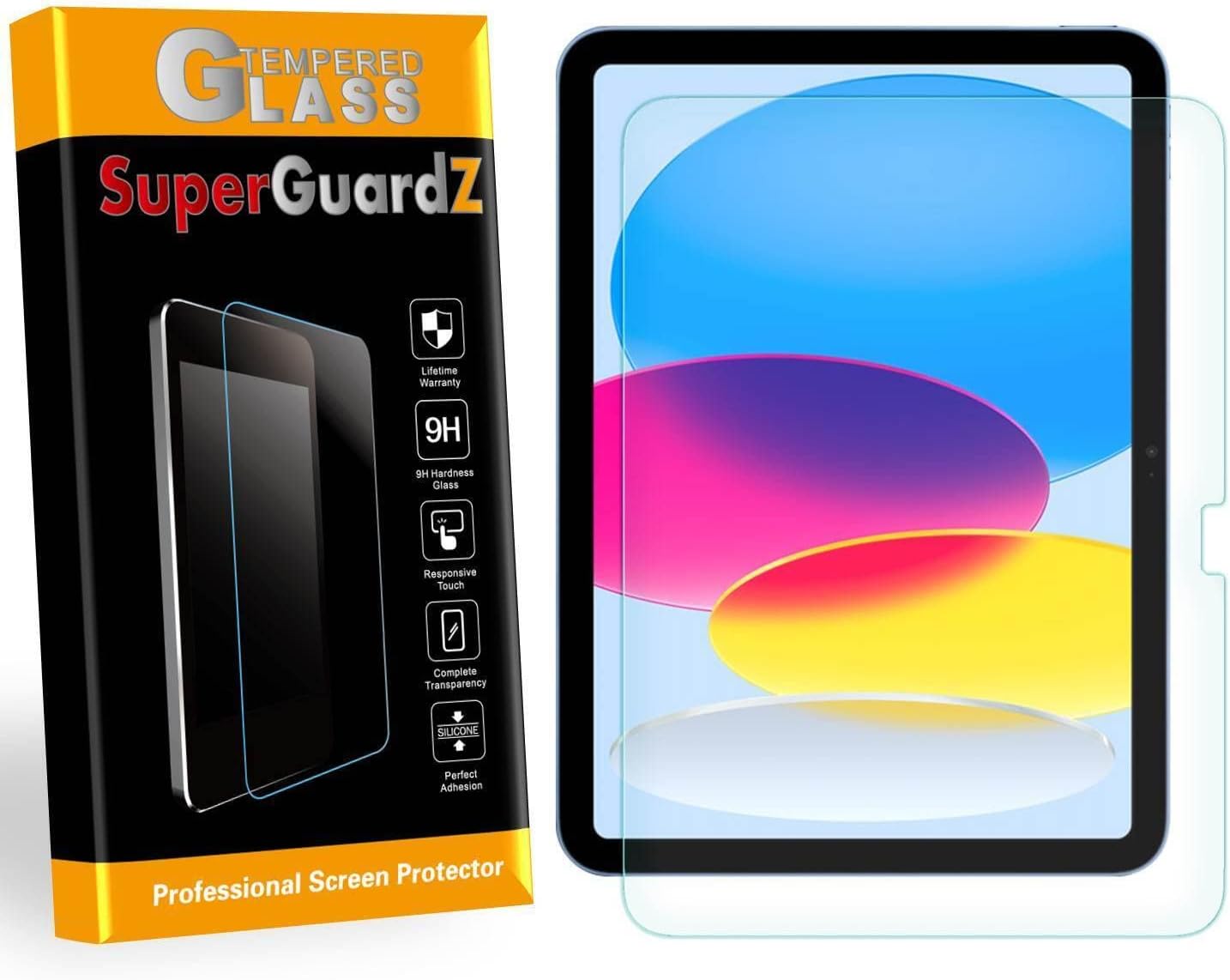 SuperGuardZ iPad 10.9 Screen Protector — Fits 2022 Model