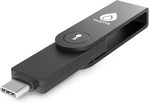 Thetis Pro-C FIDO2 USB-C & NFC Security Key (2FA/TOTP)